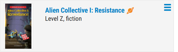 Alien Collective 1: Resistance Book
