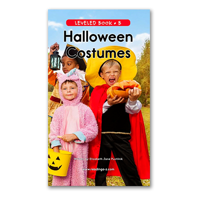Halloween Costumes Raz-Plus and Reading A-Z leveled book
