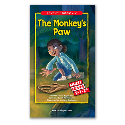 The Monkey's Paw mutli-leveled book Reading A-Z and Raz-Plus