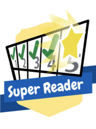 Super Reader Kids A-Z badge