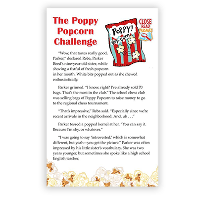The Poppy Popcorn Challenge