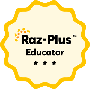 Raz-Plus Samples on Computer, Laptop, Tablet, Phone with Berry Blob and Stars Behind