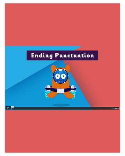 Grade 1 Ending Punctuation Instructional Video