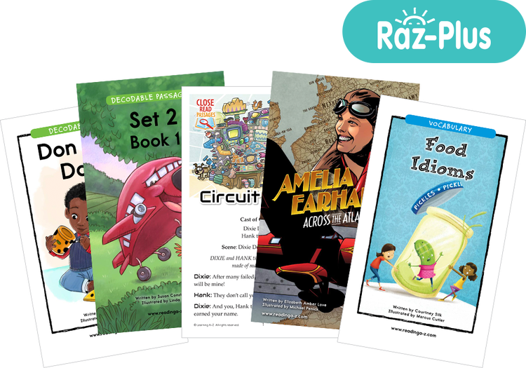 Raz-Plus French Audio Slideshow Image