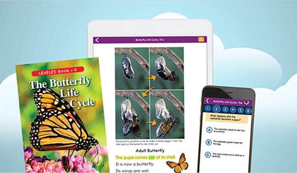 Selection of Raz-plus book and screenshots