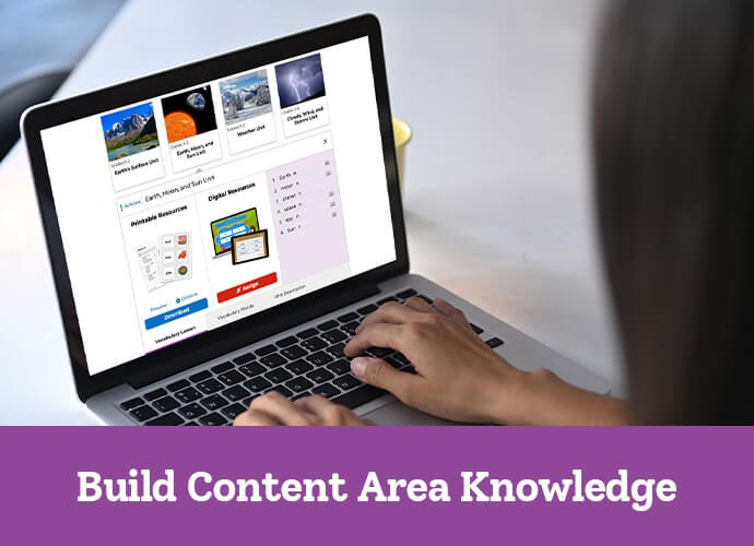 Build content Area Knowledge
