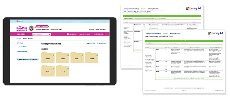 Literacy Curriculum Map