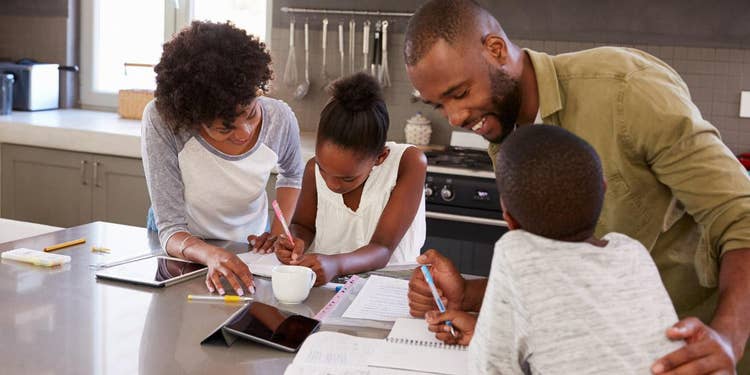 Parents Helping Children with Schoolwork