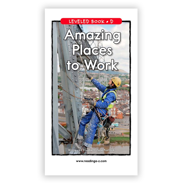 Amazing Places To Work leveled book