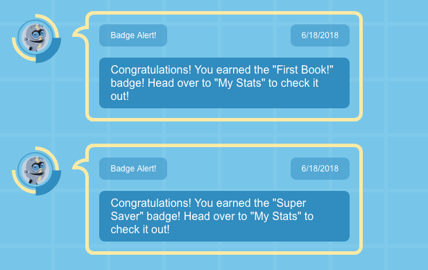 stuent message in Messages on Kids A-Z