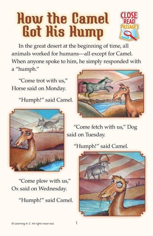 How the Camel Got His Hump