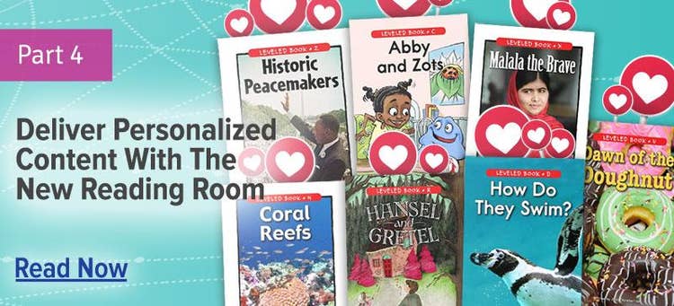 deliver personlized content with the new reading room