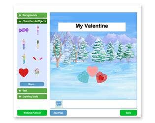 Writing A-Z Build-A-Book tool