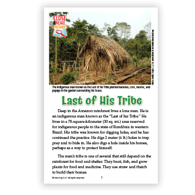 Last of His Tribe