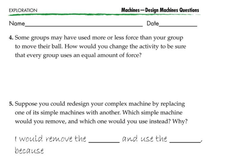 Design Machines Questions