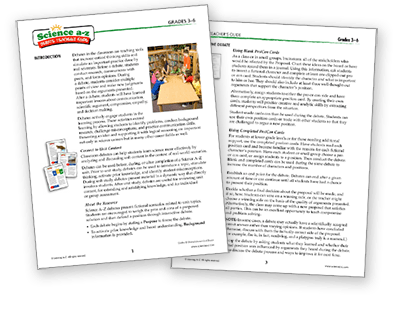 Science A-Z Debates resources