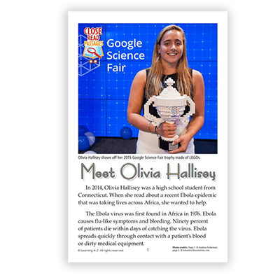 Meet Olivia Hallisey