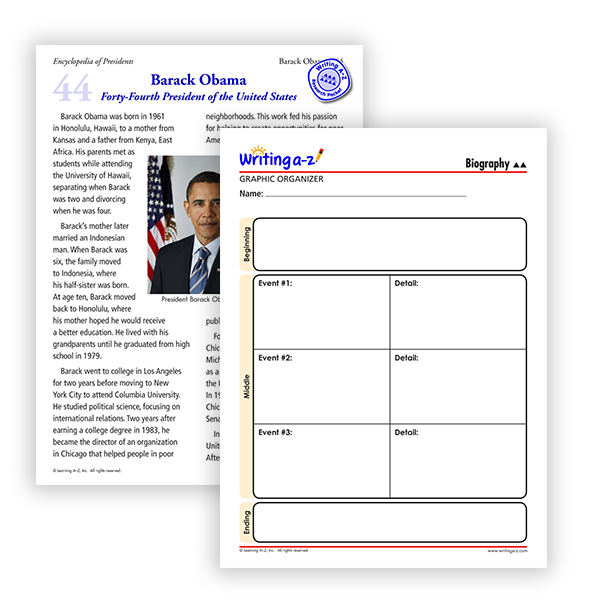 Writing A-Z Research Packets