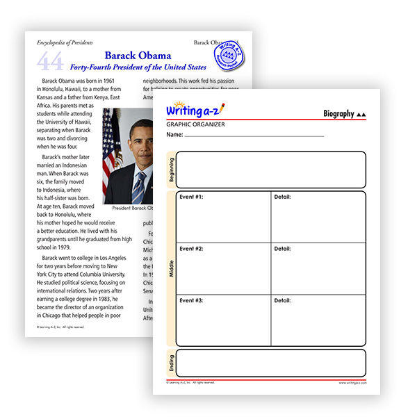 Writing A-Z Research Packets