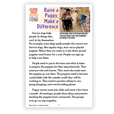 Raise a Puppy, Make a Difference