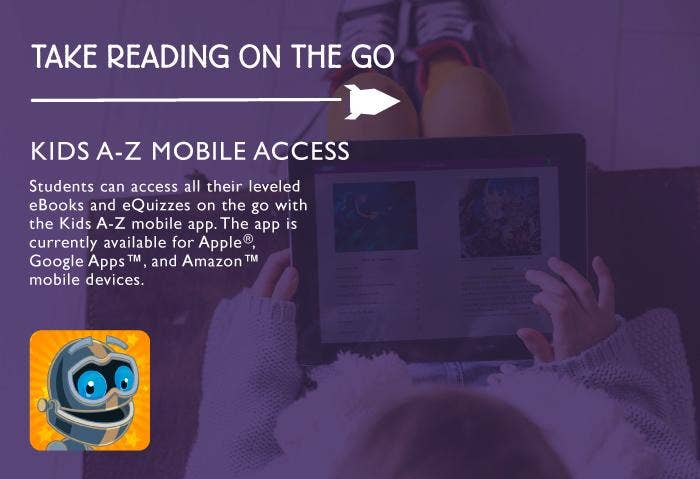 Raz-Kids reading on go