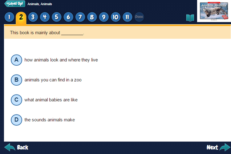 Animals, Animals Assessment Quiz