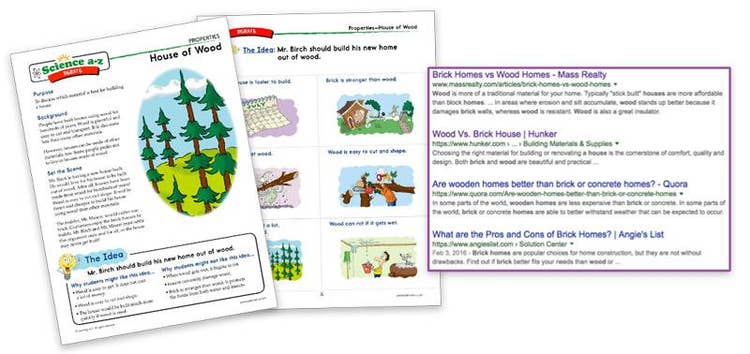 science a-z resources