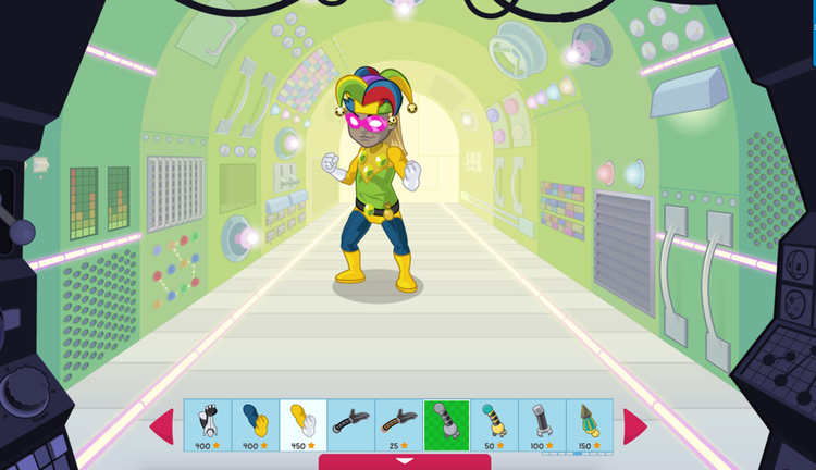 students use starts to build their own avatar in Avatar Builder