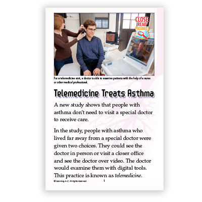 Telemedicine Treats Asthma