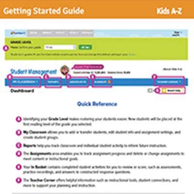 Kids A-Z Getting Started Guide