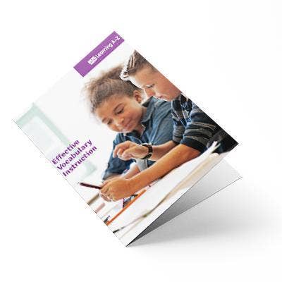 Effective Vocabulary Instruction