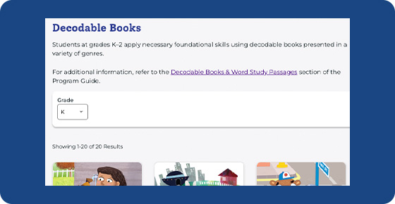 Decodable Books and Passages