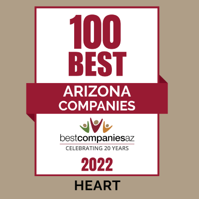 100 Best Arizona Companies - Best of Heart Award