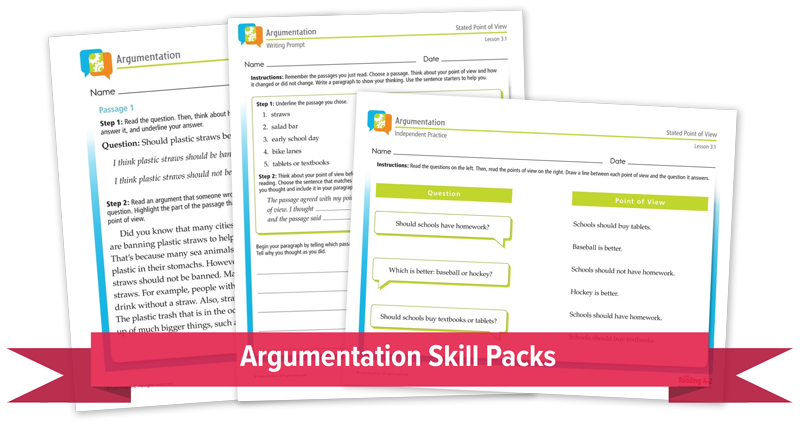 Argumentation Skill Packs