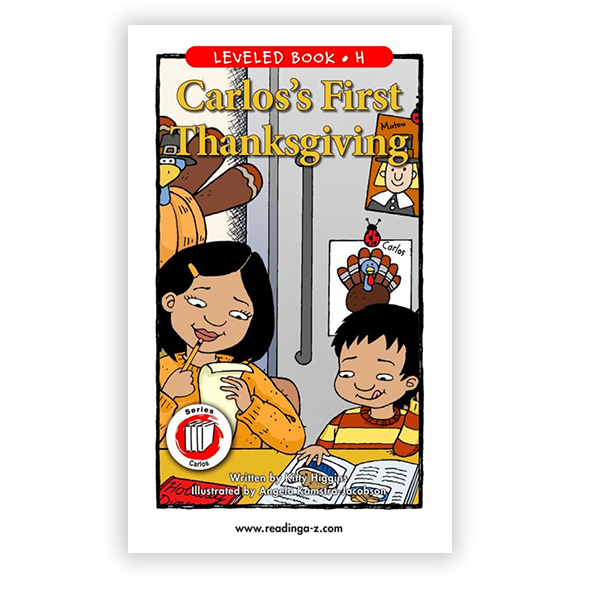 Carlos’s First Thanksgiving leveled book