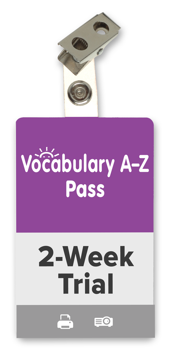 Vocabulary A-Z 2-Week Trial
