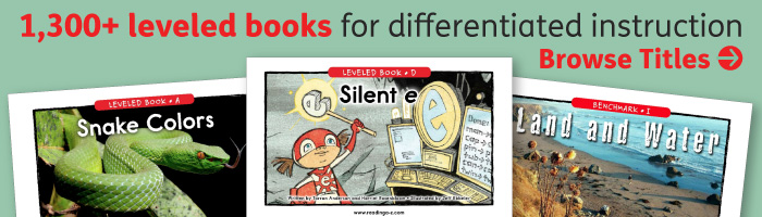Leveled Books for Differentiated Instruction